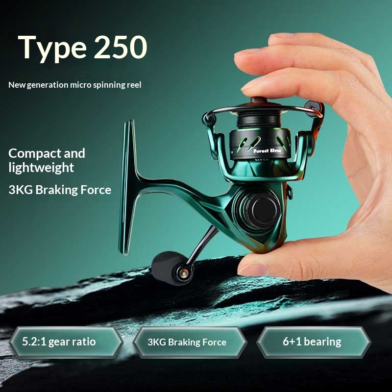 Abu Garcia Reel Max - Kedens 250 Spinning Visreel Mini Metalen
