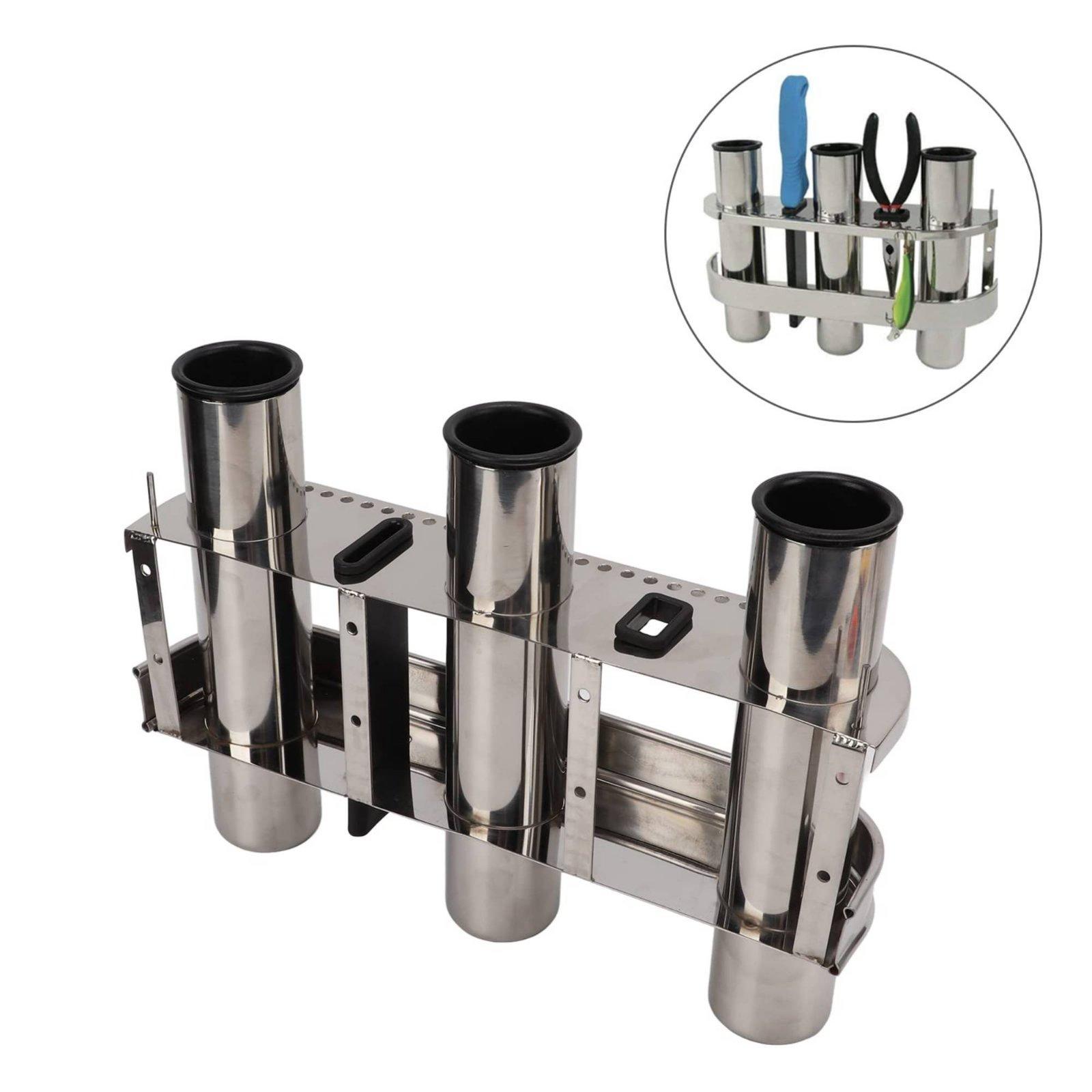 Fishing Kayak Rod Holder - Waterdichte roestvrijstalen hengelhouder met 3 posities