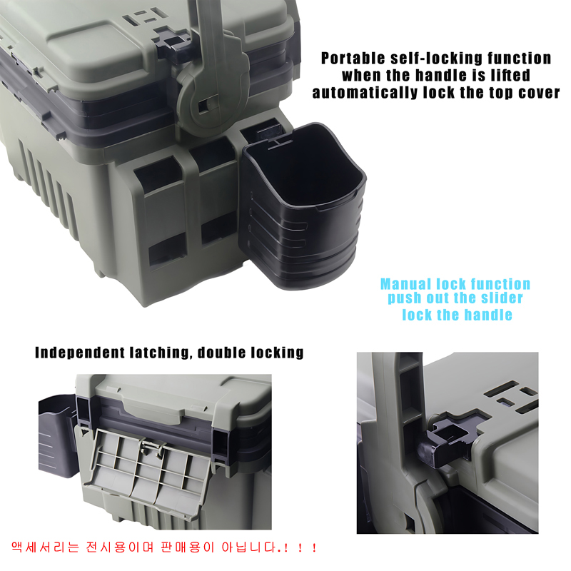 Grote visdoos organizer Multif - Fishing Kayak Crate recensie en prijs