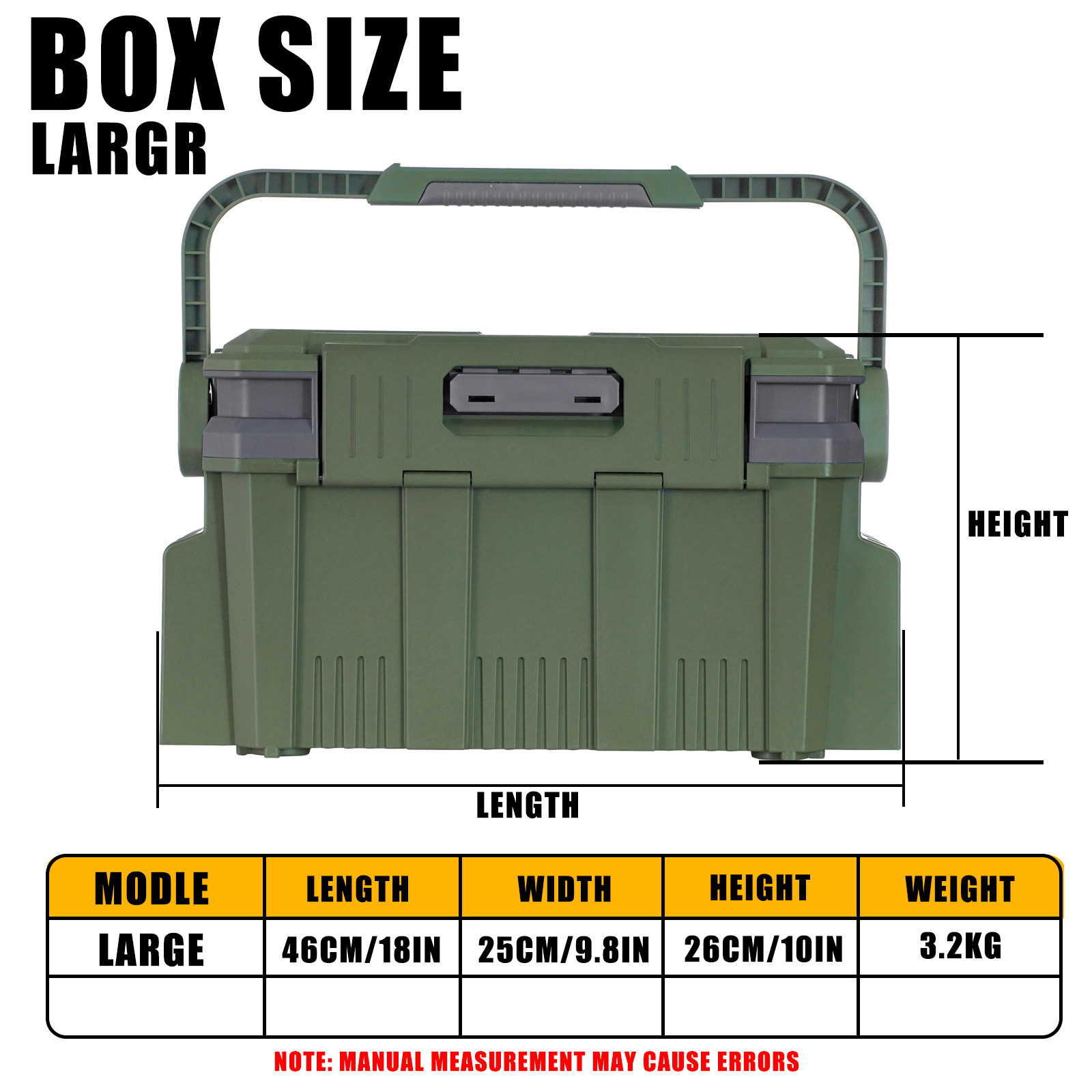 Nieuw Groot Viskistpak 19.5l 2 - Fishing Kayak Crate recensie en prijs