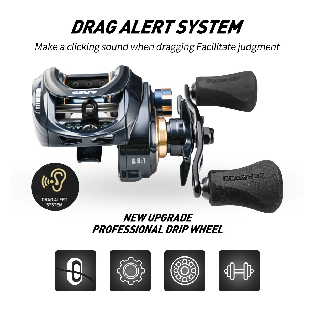 JOHNCOO Baitcasting Reel Alumi - Abu Garcia Reel Max recensie en prijs
